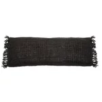 Kép 1/8 - The Oh My Gee Cushion Cover - Black Navy - 35x100