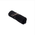 Kép 1/6 - The Linen Tablecloth - Black - 180x300