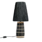 Kép 1/7 - The Naxos Table Lamp - Black Natural