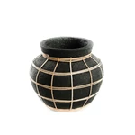 Kép 1/8 - The Belly Vase - Black Natural - S