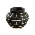 Kép 1/8 - The Belly Vase - Black Natural - M