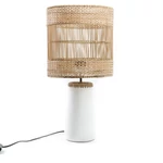 Kép 1/7 - The Kiska Table Lamp - White Natural