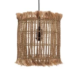Kép 1/4 - The Abaca Bird Cage Pendant - Natural - M