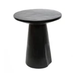 Kép 1/8 - The Timber Conic Side Table - Black - 50