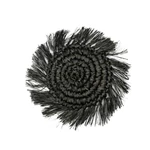 Kép 1/9 - The Fringe Raffia Coaster - Black