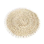 Kép 1/4 - The Seagrass Shell Pan Coaster - Natural