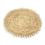 Kép 1/4 - The Raffia Shell Placemat - Natural
