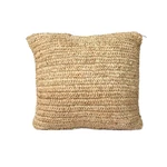 Kép 1/11 - The Raffia Flores Cushion Cover Square - Natural - 40x40