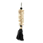 Kép 1/4 - The Macrame Fishbone Keychain - Black