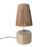 Kép 1/4 - The Grass Teak Wood Table Lamp - Natural