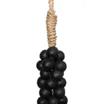 Kép 7/7 - The Wooden Beads with Cotton Tassel - Black