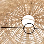 Kép 8/8 - The Elba Pendant - Natural - M