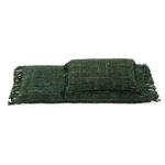Kép 7/8 - The Oh My Gee Cushion Cover - Forest Green - 35x100
