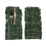 Kép 3/6 - The Oh My Gee Cutlery Holder - Forest Green - Set of 4