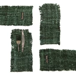 Kép 2/6 - The Oh My Gee Cutlery Holder - Forest Green - Set of 4