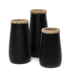 Kép 6/8 - The Sneaky Vase - Black Natural - L