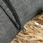 Kép 8/10 - The Cotton Bonita Cushion Cover - Natural Black - 30x50