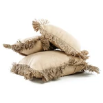 Kép 7/7 - The Jute Bonita Cushion Cover - Natural - 60x60