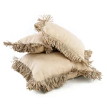 Kép 6/6 - The Jute Bonita Cushion Cover - Natural - 40x40