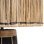 Kép 3/7 - The Skiathos Table Lamp - Natural Black