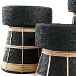Kép 7/7 - The Serene Candle Holder - Black Natural - M