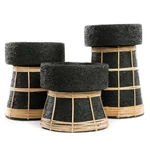Kép 6/7 - The Serene Candle Holder - Black Natural - M