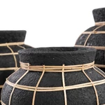 Kép 8/8 - The Belly Vase - Black Natural - M