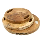 Kép 7/7 - The Teak Root Tray - Natural - M