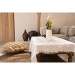 Kép 3/6 - The Linen Tablecloth - White - 180x300