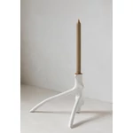 Kép 7/11 - The Triple Twig Candle Holder - White