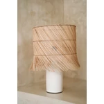 Kép 2/4 - The Rattan Table Lamp - White Natural