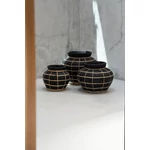 Kép 4/8 - The Belly Vase - Black Natural - M