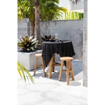 Kép 3/6 - The Linen Tablecloth - Black - 180x300