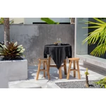Kép 5/6 - The Linen Tablecloth - Black - 180x300