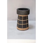 Kép 2/6 - The Serene Candle Holder - Black Natural - L