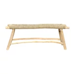Kép 6/7 - The Porto Seagrass Bench - Natural - L