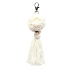 Kép 3/3 - The Pompom Keychain - White