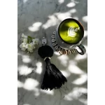 Kép 2/3 - The Pompom Keychain - Black