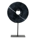 Kép 4/4 - The Marble Disc on Stand - Black - L