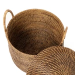 Kép 7/7 - The Colonial Handles Basket - Natural Brown