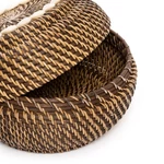 Kép 7/8 - The Colonial Peek-a-Boo Basket - Natural Brown - M