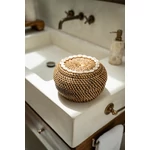 Kép 3/8 - The Colonial Peek-a-Boo Basket - Natural Brown - M