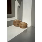 Kép 5/8 - The Colonial Peek-a-Boo Basket - Natural Brown - M