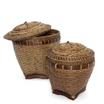 Kép 5/7 - The Colonial Storage Basket - Natural Brown - M