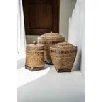 Kép 4/7 - The Colonial Storage Basket - Natural Brown - M