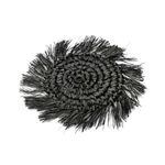 Kép 9/9 - The Fringe Raffia Coaster - Black