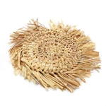 Kép 11/11 - The Fringe Raffia Coaster - Natural