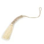 Kép 4/4 - The Cowrie & Cotton Tassel - Natural