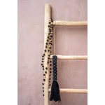 Kép 3/7 - The Wooden Beads with Cotton Tassel - Black
