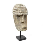 Kép 5/6 - The Cowrie Mask on Stand - Medium